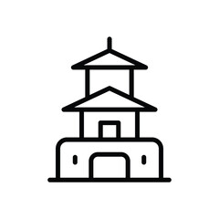 Pagoda Vector icon