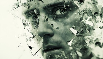 Shattered Face Portrait (1)