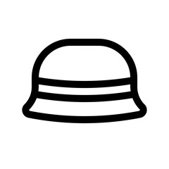 kindergarten hat line style, perfect for user interface projects