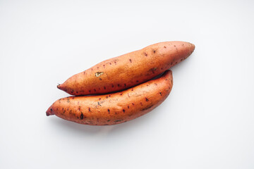 Sweet Potato Preparation Fresh, Organic and Rustic