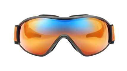 Stylish ski goggles with mirrored lenses for winter sports enthusiasts in cold mountain regions