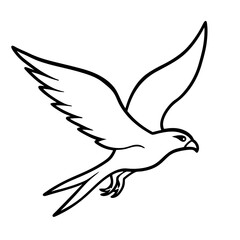 vector illustration of a dove