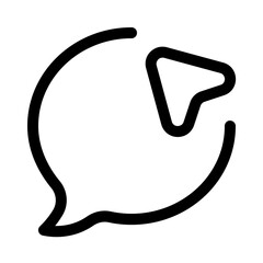 send chat line style, perfect for user interface projects