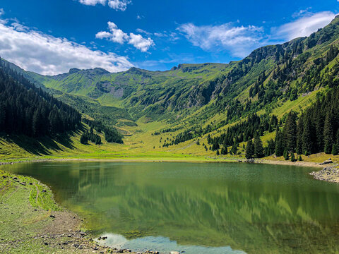 Le lac de Gers (Samo&euml;ns) en &eacute;t&eacute;