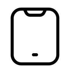 tablet line style, perfect for user interface projects