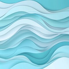 Obraz premium Abstract wave patterns seamless gradients blending into a white horizon