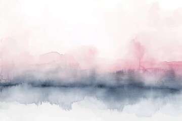 Obraz premium taupe dusty pink watercolor soft faded background