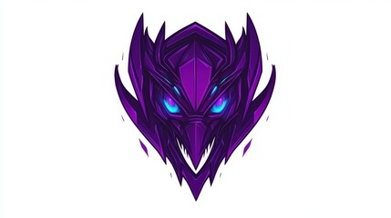 Cybernetic Raven Illustration