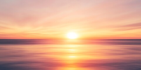 Fototapeta premium golden horizon glow soft faded warm background