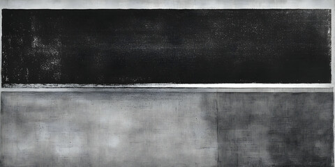 Abstract Gray and Black Canvas Painting
