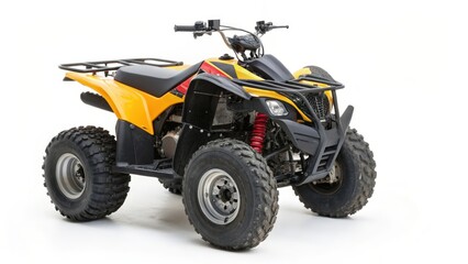 Obraz premium Yellow and Black Quad Bike