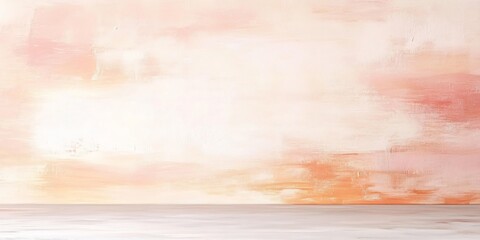 Fototapeta premium ivory blush mist soft warm serene background