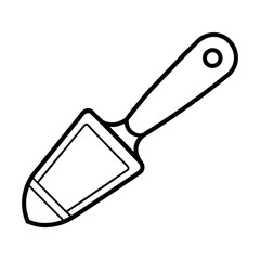 Putty Knife Vector Icon 