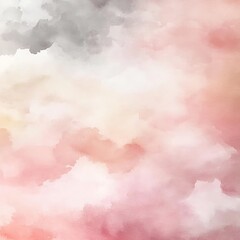 Obraz premium champagne dusty pink watercolor soft blended background