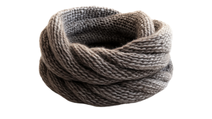 Soft gray knit infinity scarf perfect for winter fashion and warmth during chilly days