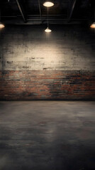 Obraz premium Dark Brick Wall Background Image