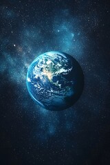 Sparkling Earth in the Starry Universe