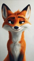 Obraz premium Smiling Fox Portrait