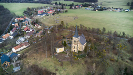 Church of St. Peter and Paul, Kostelec u Heřmanova Městec, Czech Republic