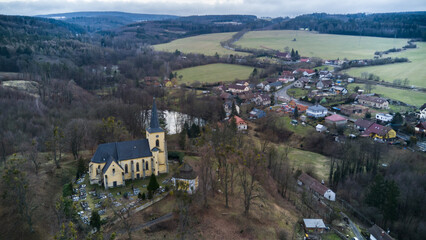Church of St. Peter and Paul, Kostelec u Heřmanova Městec, Czech Republic