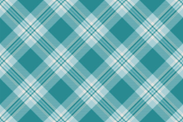 Elegant teal and white plaid pattern. Perfect for textile design, wallpaper, or website backgrounds.  Subtle texture adds visual interest evokes feelings of calmness and sophistication.