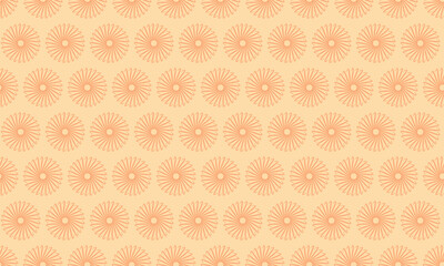 Elegant pastel peach floral pattern, perfect for backgrounds, textures, or website design.  Subtle and sophisticated, this repeating design evokes feelings of calmness and warmth.