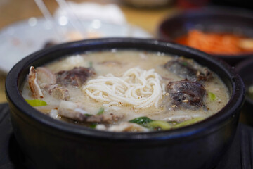 Sundae is a type of blood sausage in Korean cuisine