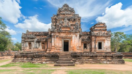 Naklejka premium Banteay Srei Temple in Cambodia
