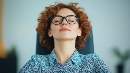 Therapist Demonstrating Exercises for Office Syndrome Relief in Practical and Educational Scene  Woman providing guidance on posture wellness and self care techniques for workplace wellbeing