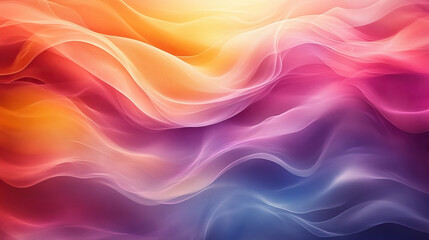 Fototapeta premium Colorful abstract waves background