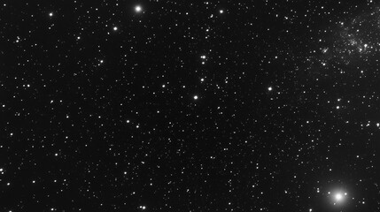 Naklejka premium Vast starry night sky with sparkling stars and galactic wonder