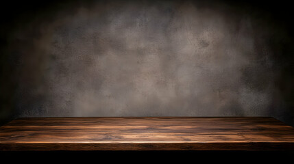 Dark Wood Tabletop Background Illustration