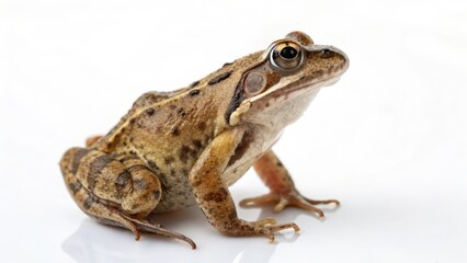 Fototapeta premium Common Brown Frog Studio Shot