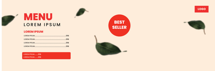 Food Design Template For Banner