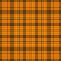 Hippy pattern seamless textile, image vector tartan plaid. Winter texture check background fabric in orange and bright colors.