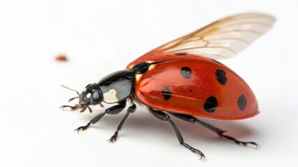 Ladybug in Flight