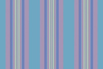 Clothes background seamless texture, variation vector lines fabric. Galftone textile stripe vertical pattern in cyan and pink colors.