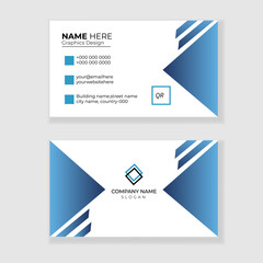 Minimal business card design template 