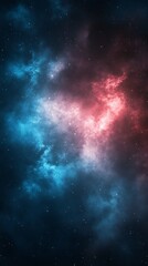 Fototapeta premium dark blue red foggy background with soft glow