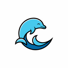 dolphin vector illustration