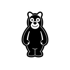 sticker design of Bear