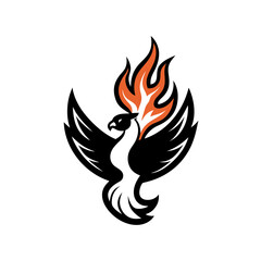 eagle tattoo vector illustration