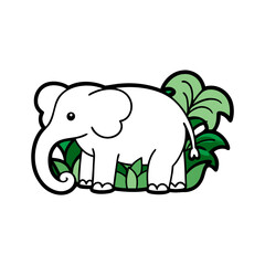 elephant cartoon illustration