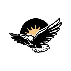 vector illustration of an eagle