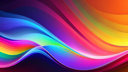 Fototapeta premium Vibrant Abstract Gradient Background with Light Effects 