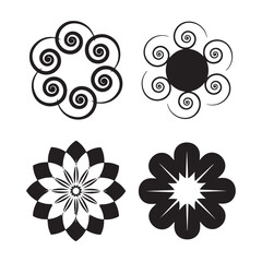 Vector Floral Elements Collection for Creative Illustrations