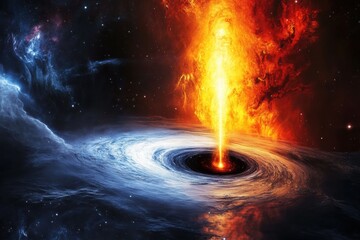 Exploding star sending shockwaves through space