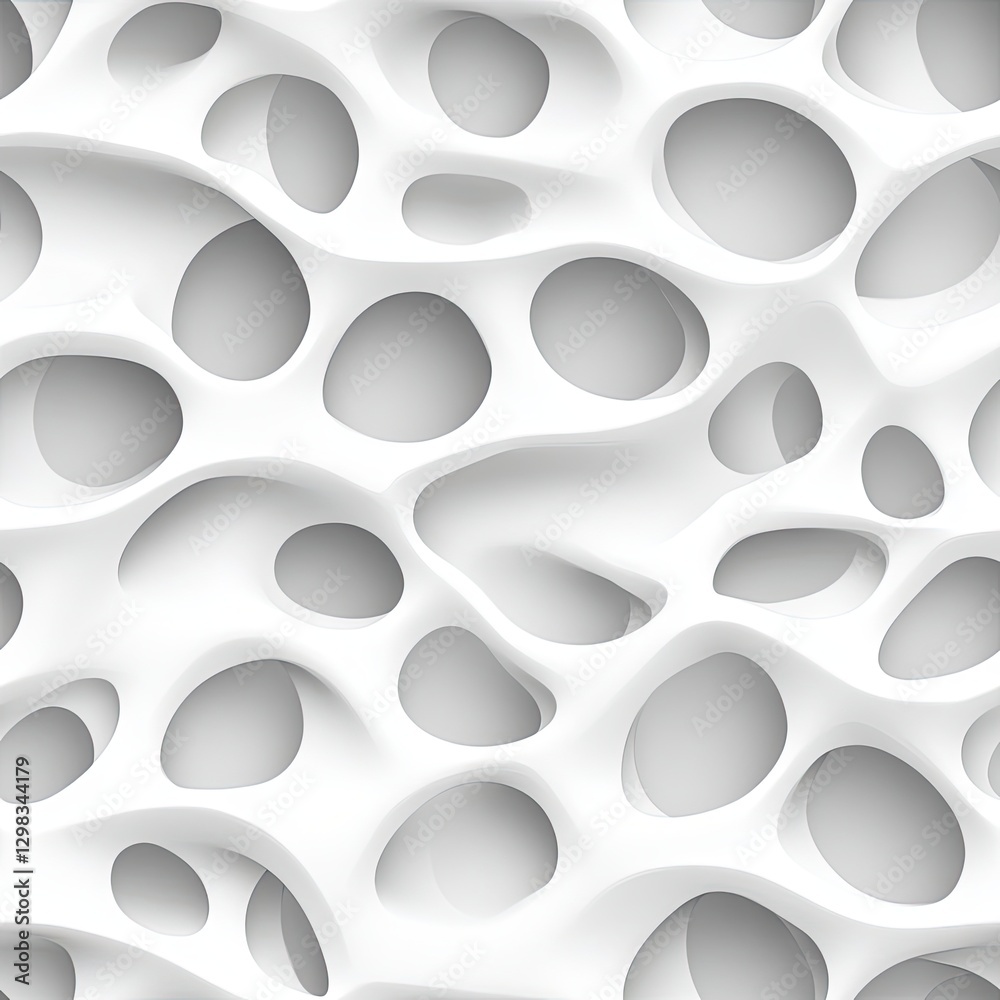 Poster soft reticulated structure seamless flowing lines pattern design