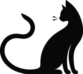 cat vector silhouettes