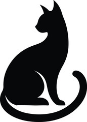 cat vector silhouettes
